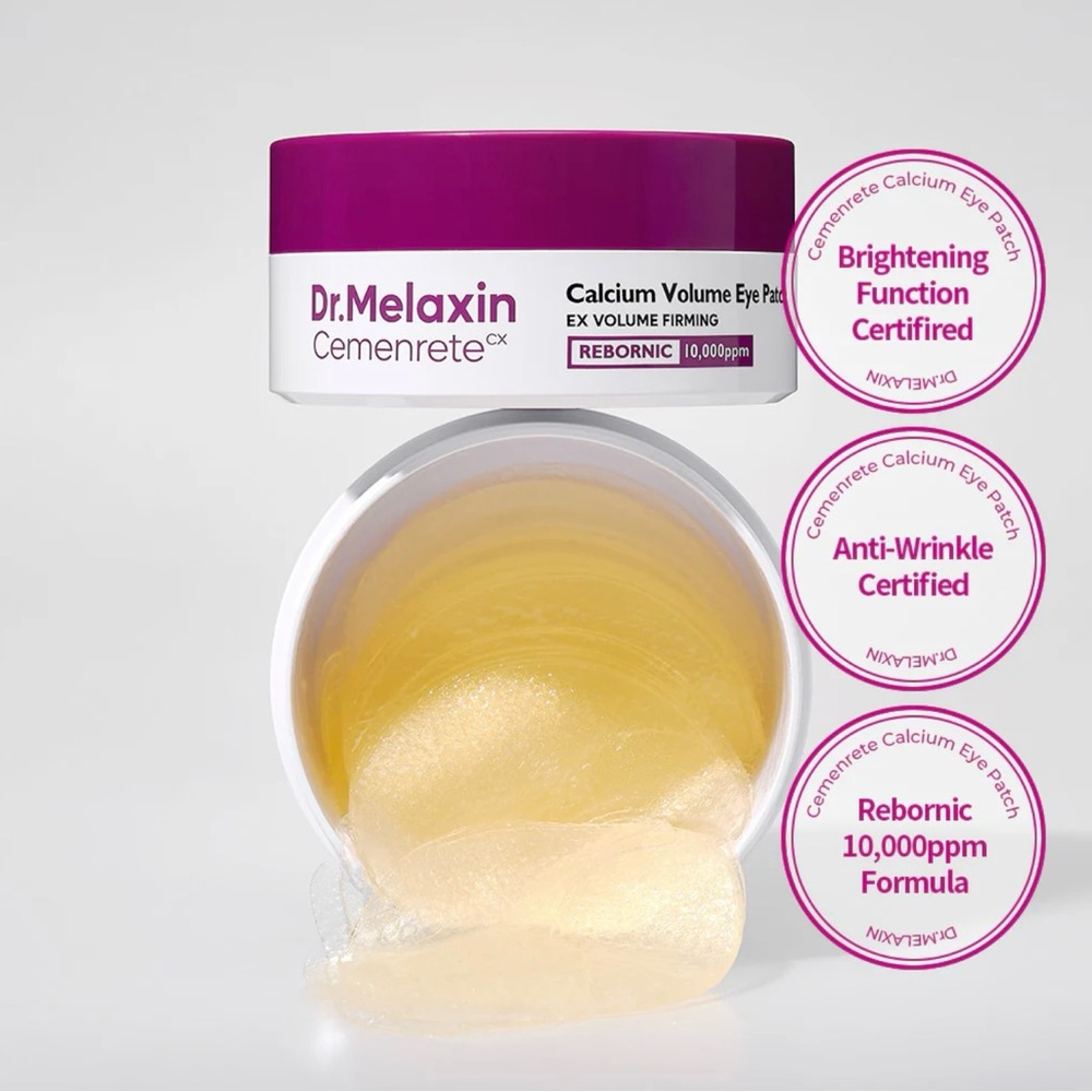 Dr Melaxin Cemenrete Calcium Volume Eye Patches - BRAND NEW & SEALED - Picture 4 of 7